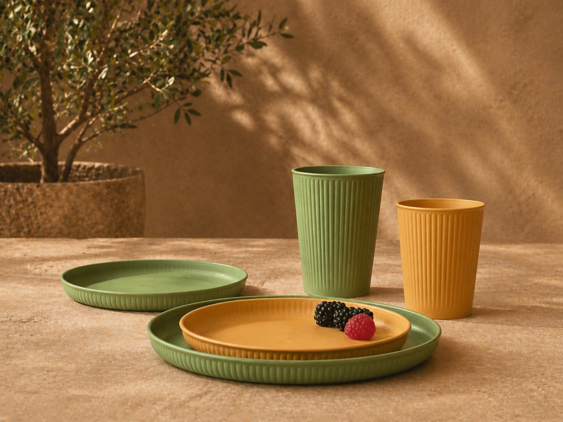 VERDIA GUSTO plates and cups